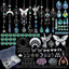Kit 400 Pzas Atrapasoles DIY Prisma Cristales Arcoíris