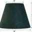 Pantalla terciopelo verde 5x9x6.4pulg araña lámpara decoración