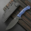Cuchillo fijo EDC hoja N690 G10 azul