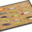 Felpudo señuelos pesca 18x27pulg antiderrap lavable