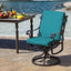 Cojín silla comedor exterior 20x20" resistente lluvia