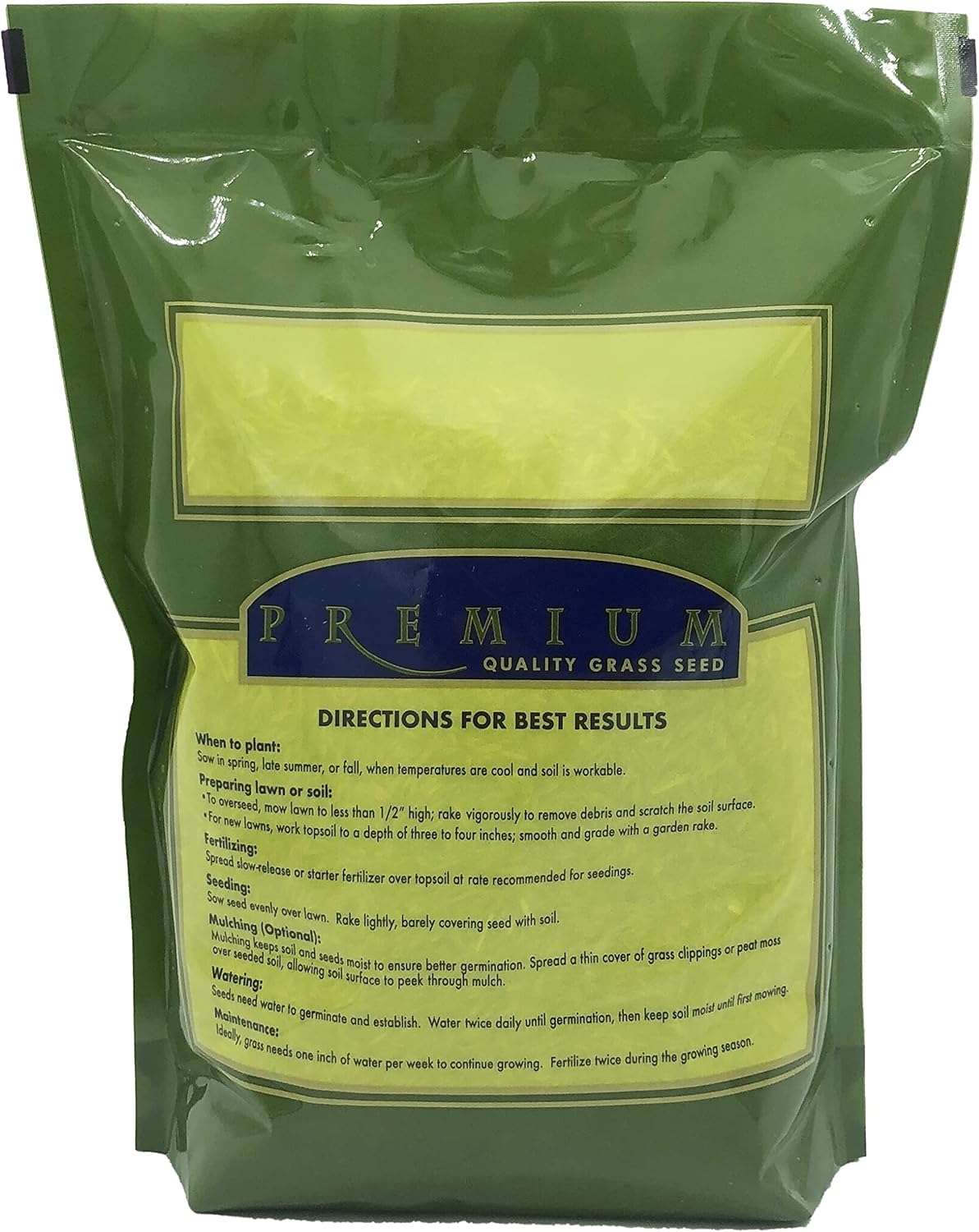 Bolsa 1lb Kentucky Bluegrass Festuca sol medio sombra