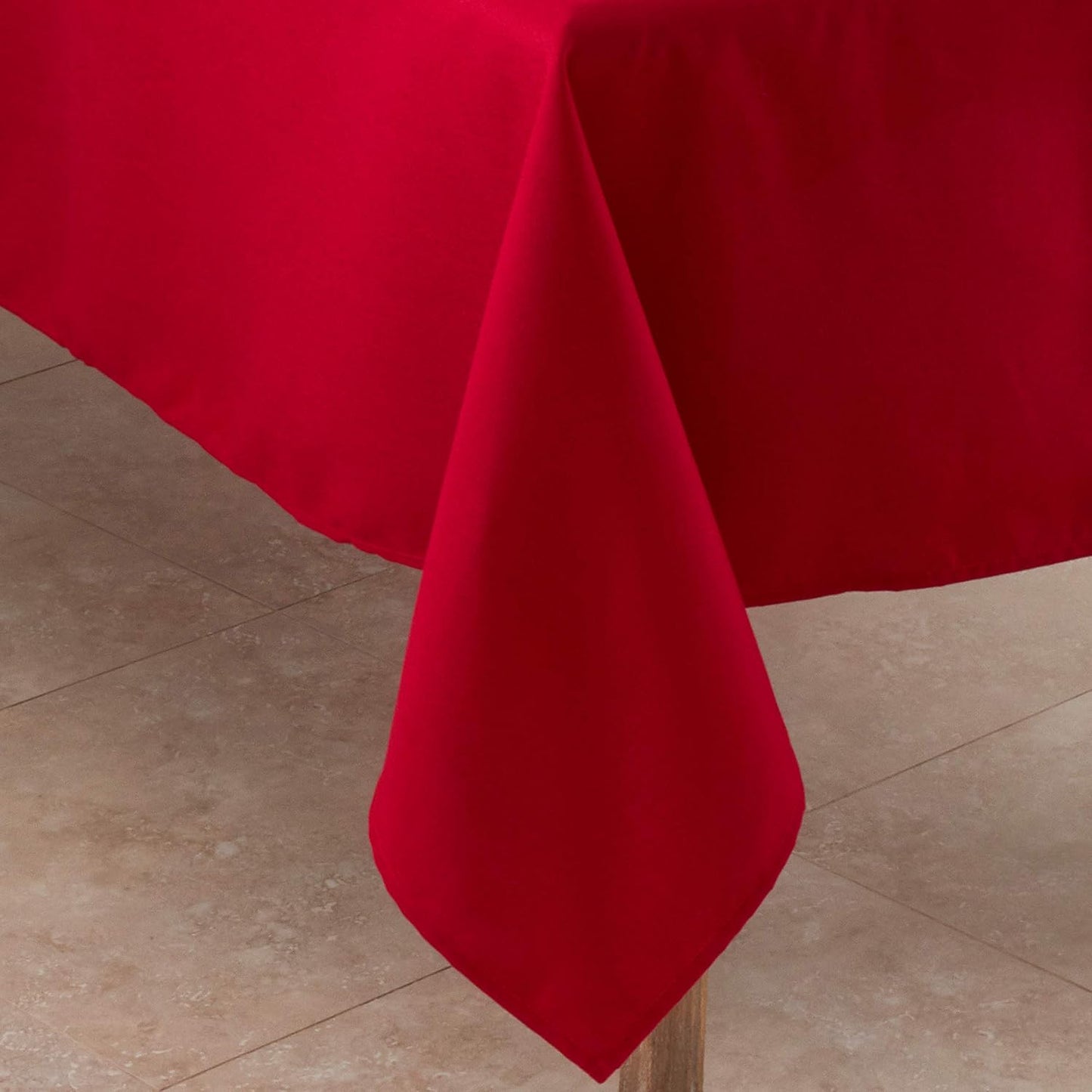 Mantel diario 65x160pulg color rojo