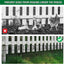 25 Paneles Valla Jardín 43cm x 8.2m Antióxido