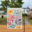 Bandera jardín flores bohemias anti Trum*P decoración