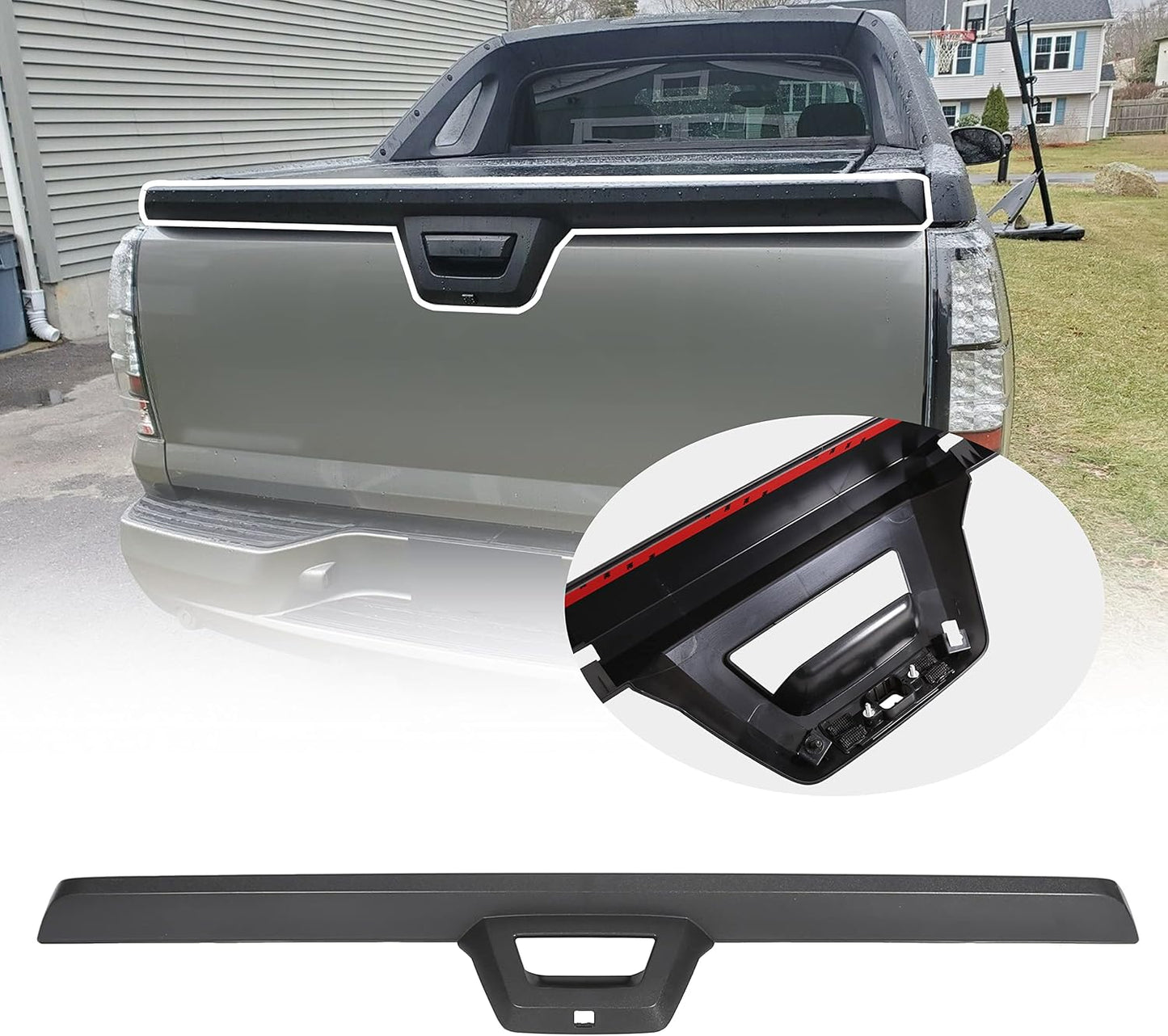 Cubierta compuerta trasera Chevy Avalanche 07-13 y Cadillac