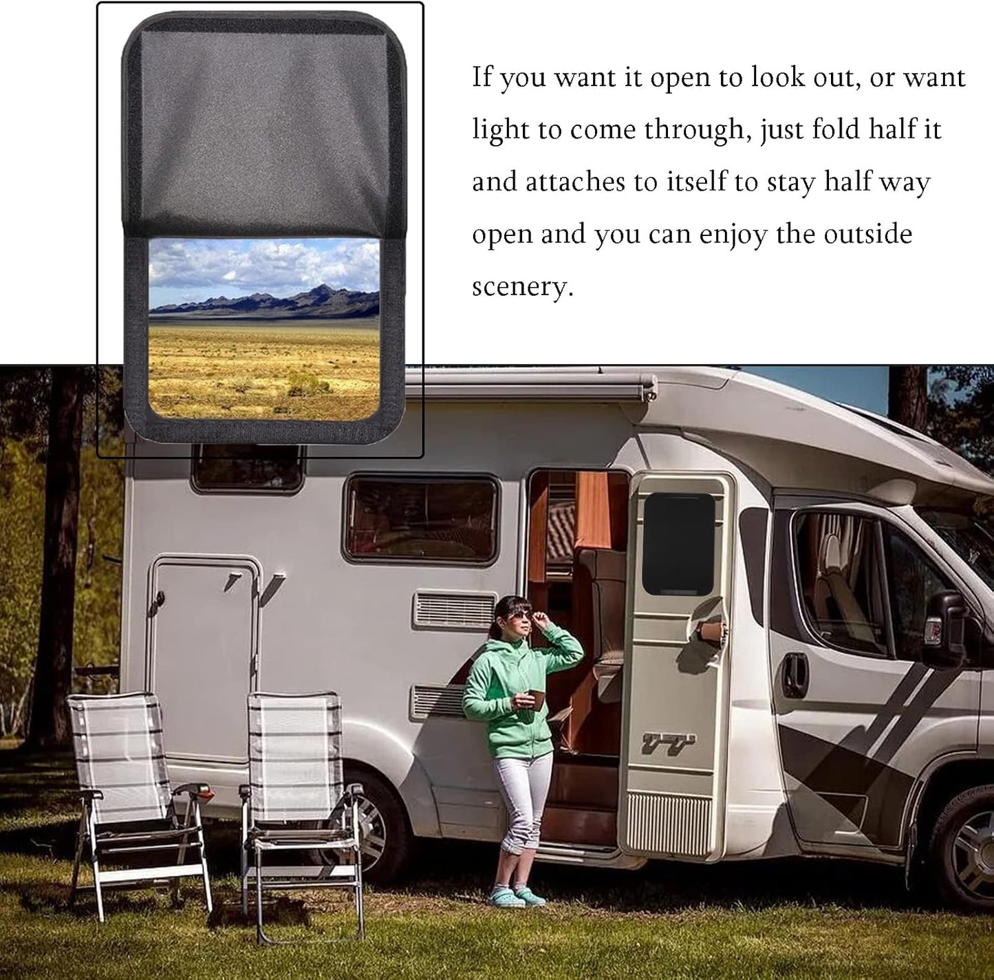2 Fundas Ventana Caravana 16x25" Impermeable UV