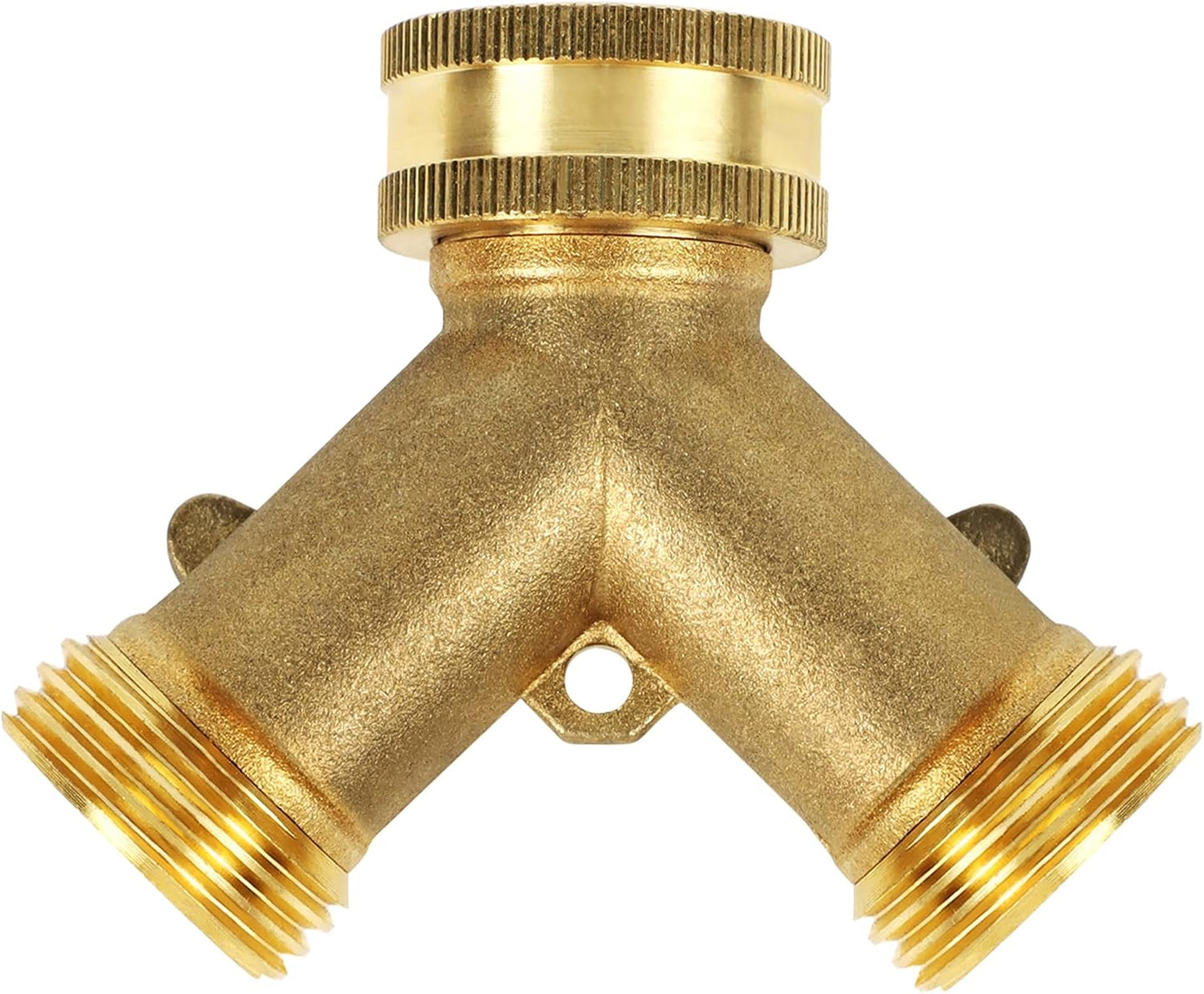 Divisor manguera latón 3/4" adaptador en Y pack 2