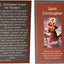 Set llaveros San Cristóbal medallón metal tarjeta oración