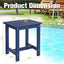 Mesa auxiliar Adirondack impermeable para patio piscina