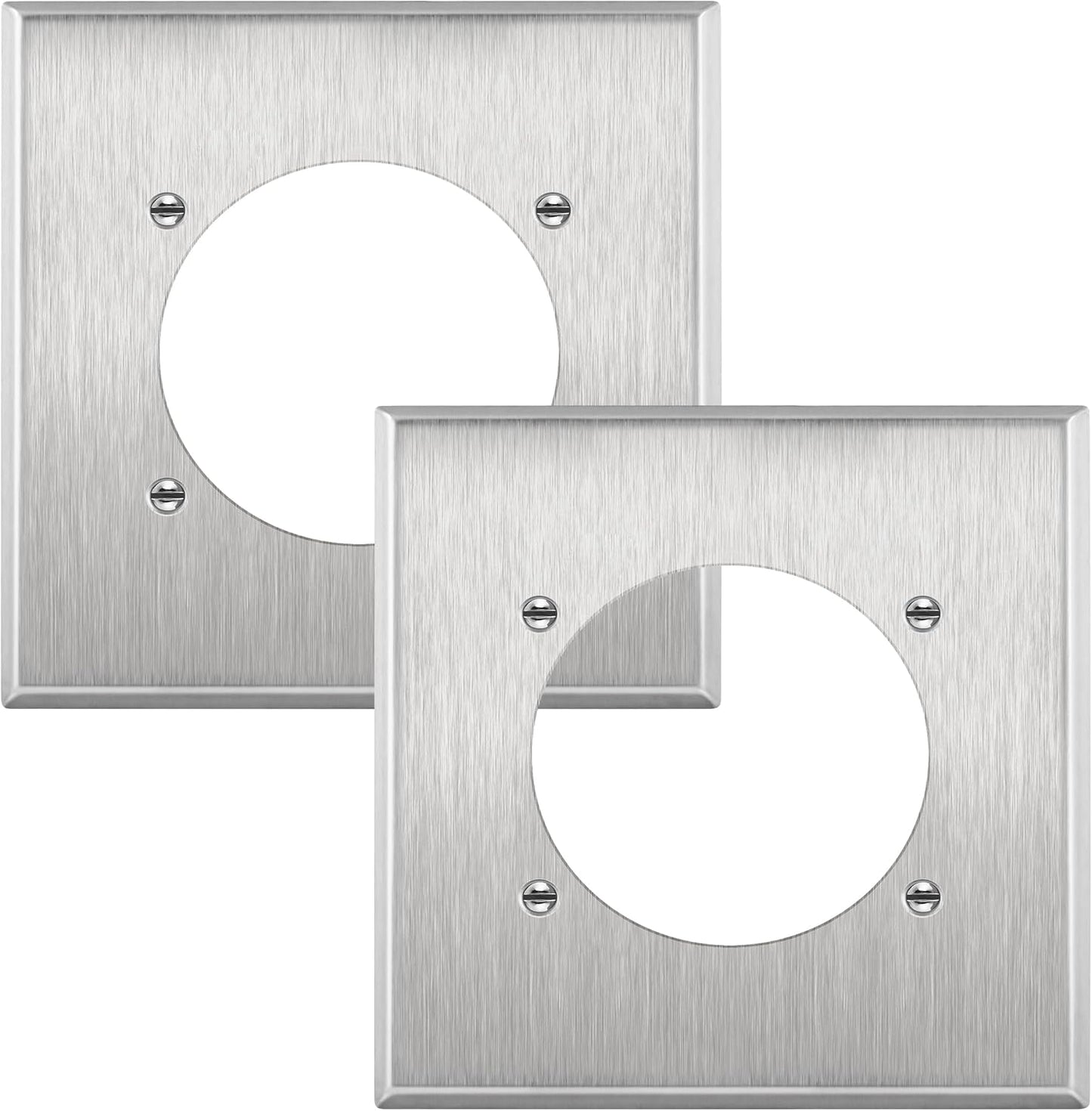 Placa NEMA 14-50R acero inox 2.46pulg para cargador eléctrico