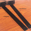 12 Soportes Estante en L Negro 16" Hierro Flotantes