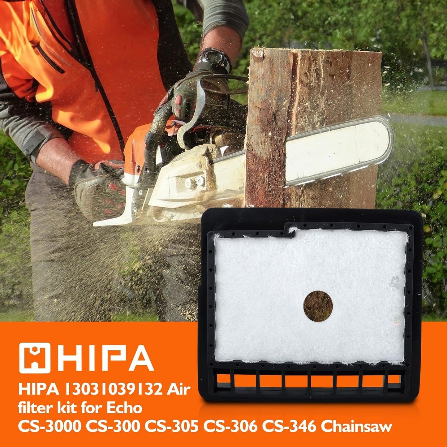 Filtro aire motosierra Echo cs3000 cs3450 cs340