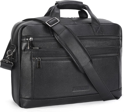 Maletín cuero para hombre 16pulg impermeable bolsa hombro