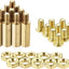 Espaciador hexagonal latón 0.709in macho-hembra 20 pcs PCB