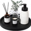 Bandeja baño silicona decoración mesa 11" negro
