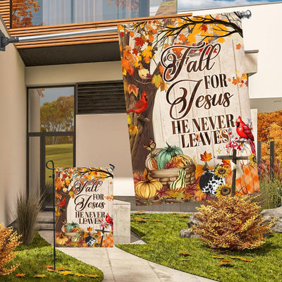 Bandera doble cara otoño 28x40pulg para patio decoración