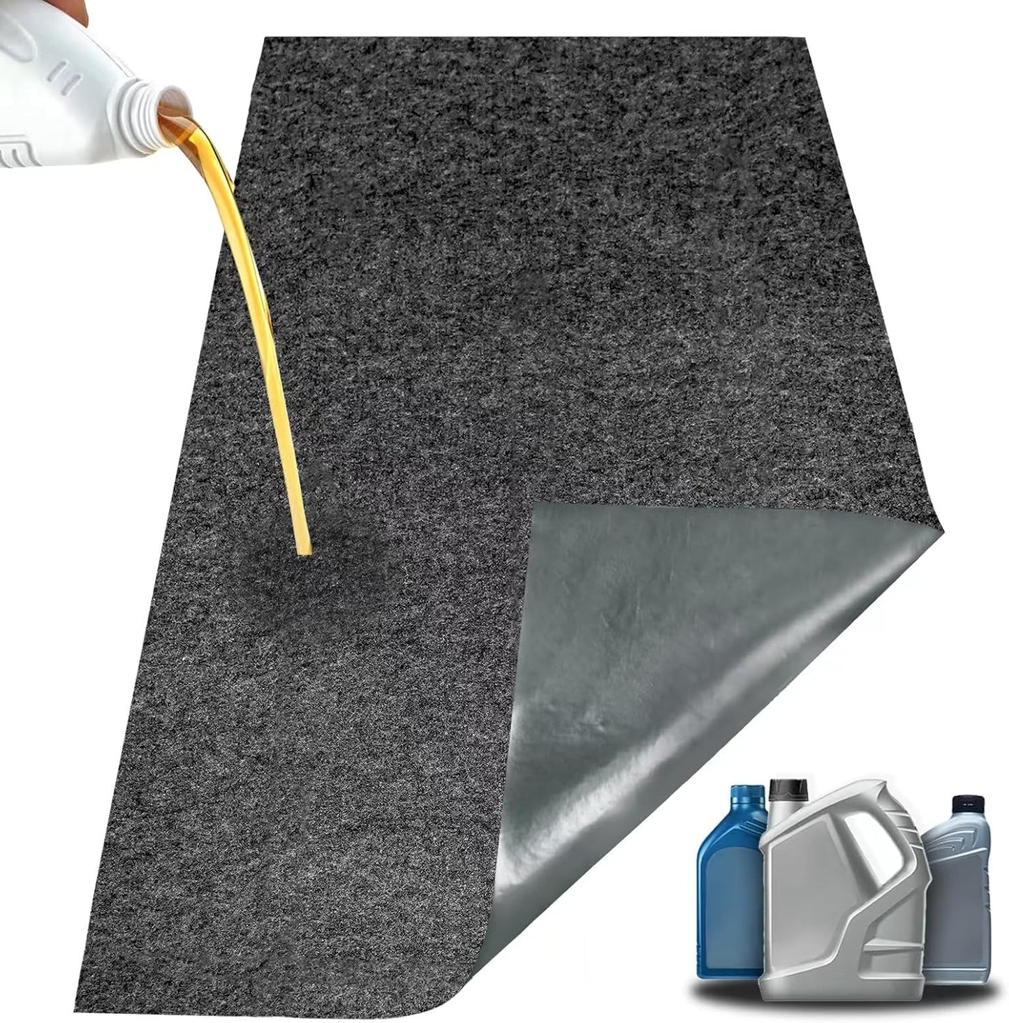 Tapete impermeable para derrames aceite 36x60pulg reutilizable