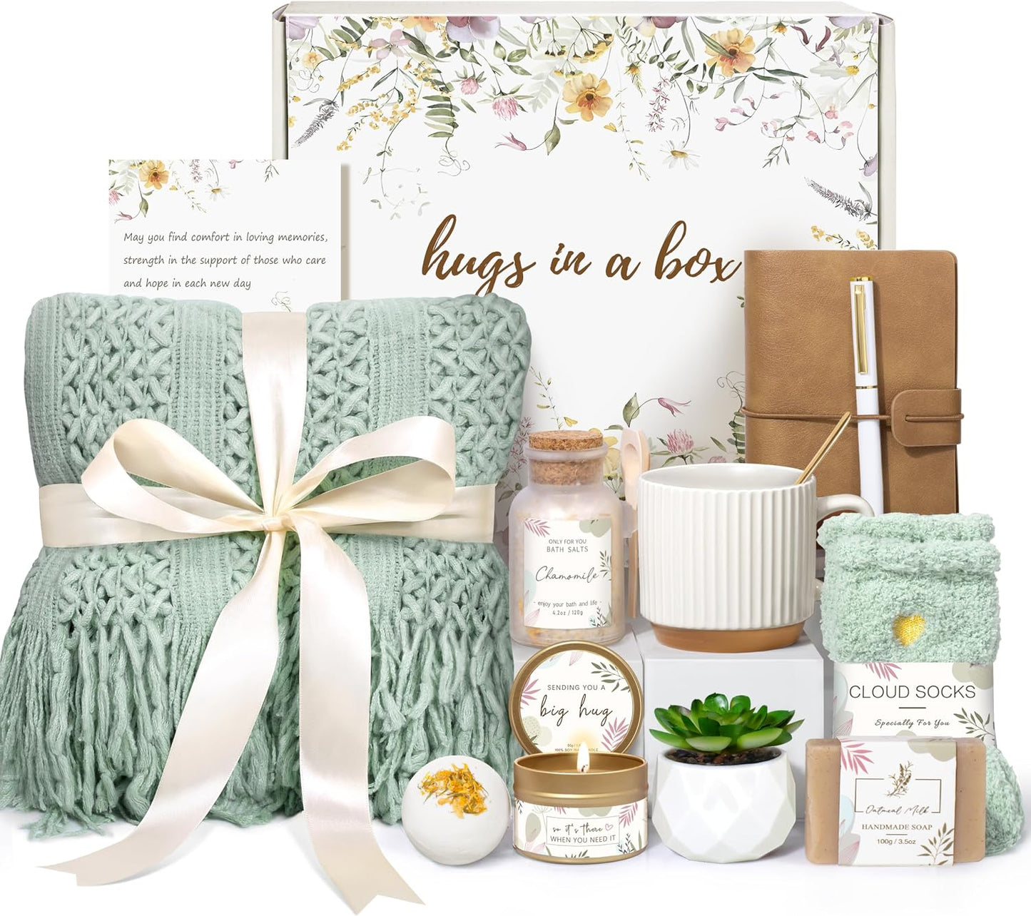 Caja regalo mujer Get Well Soon texto «Thinking of You»