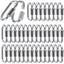 200 Eslabones Cadena 1/4pulg Alta Resistencia 660lb Conector