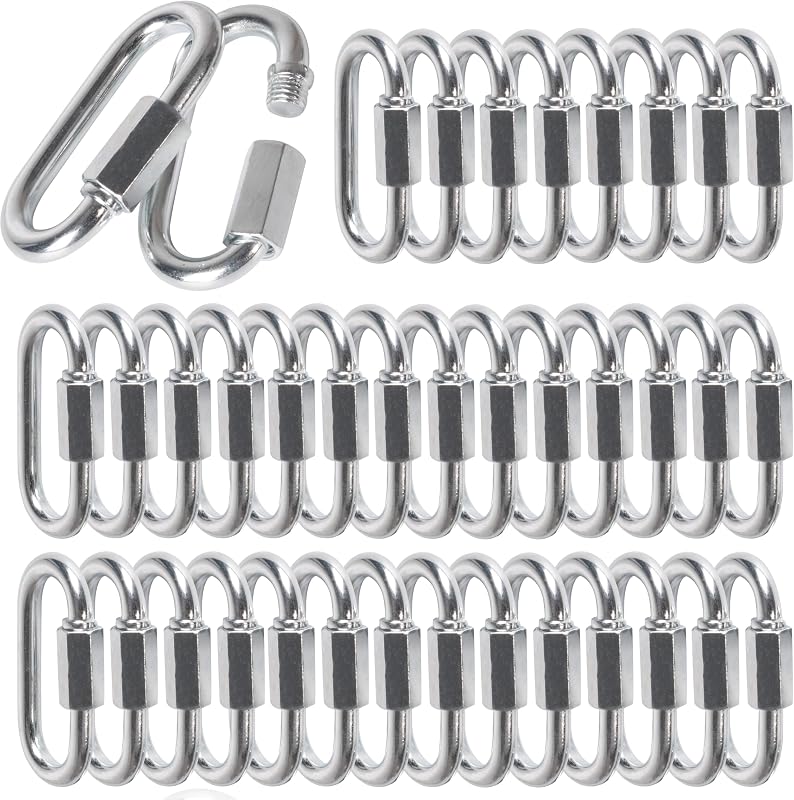 200 Eslabones Cadena 1/4pulg Alta Resistencia 660lb Conector