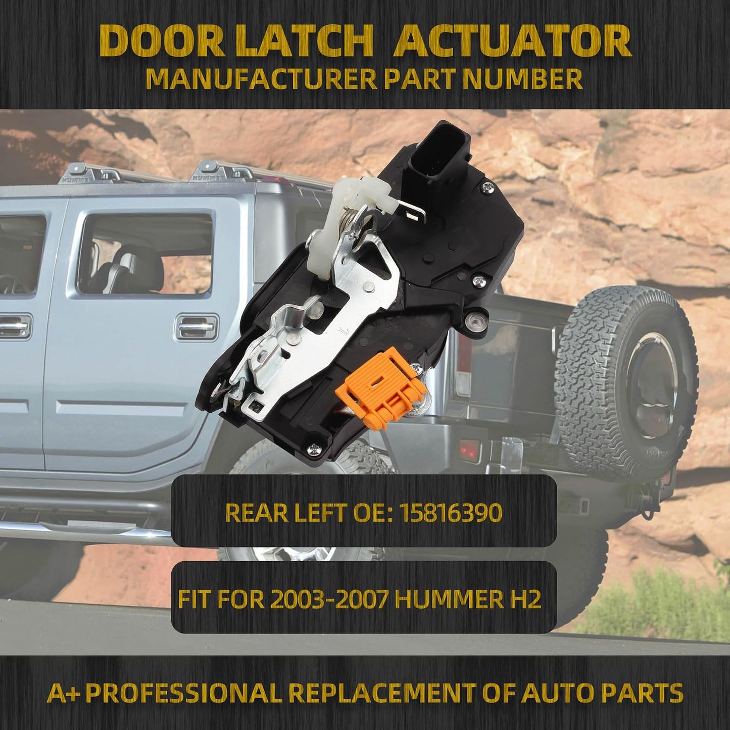 Actuador cerradura puerta trasera Hummer H2 03-07