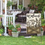 Bandera jardín granja 12x18pulg doble cara decoración rústica