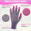 3 Pzas Guantes Jardinería Mujer Revestimiento Goma