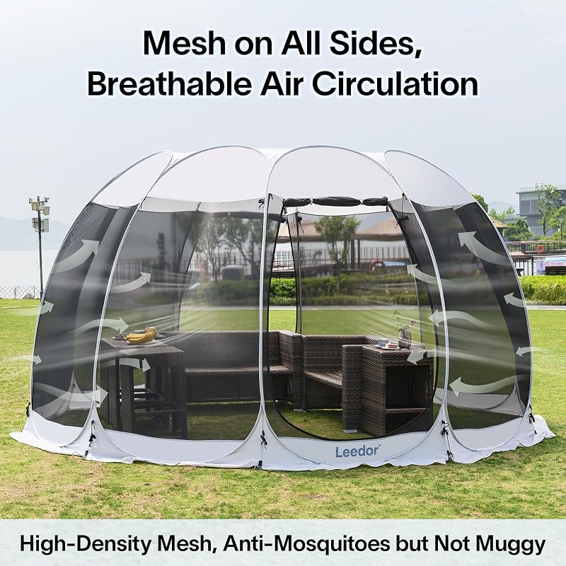 Casa pantalla desplegable 6-15 personas mosquitera