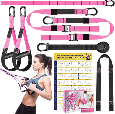 Kit entrenamiento resistencia ancla puerta bolsa transporte