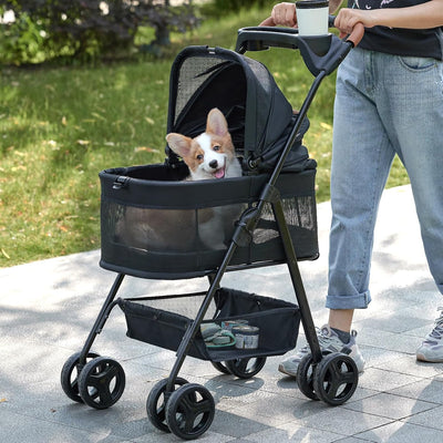 Cochecito 3en1 para mascotas plegable impermeable con
