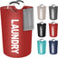 Cesta lavandería 115l plegable con asas aluminio espuma