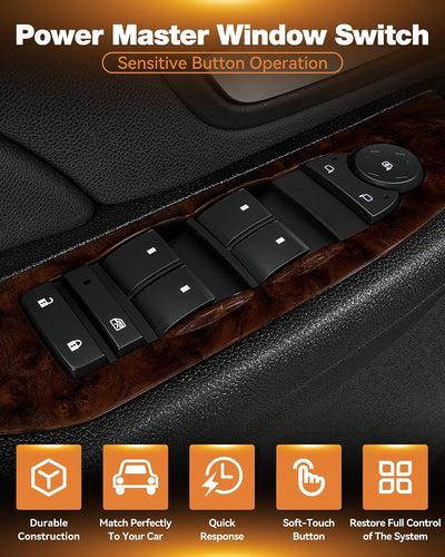 Interruptor maestro ventana Chevy Silverado 1500 2500 HD