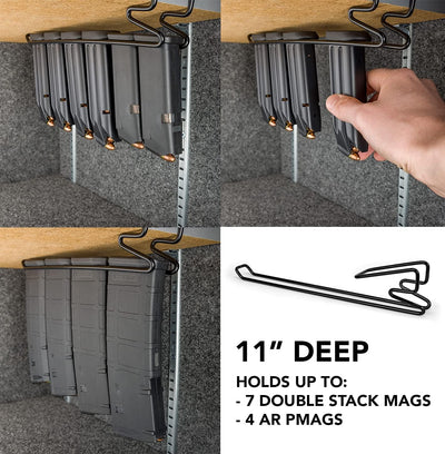Revistero Magminder Undershelf para cargadores AR AK PMAG