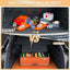 Organiz. maletero SUV cuero plegable 27x11" naranja