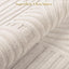 Alfombras 8x10 lavables estilo bohemio beige antiderrap
