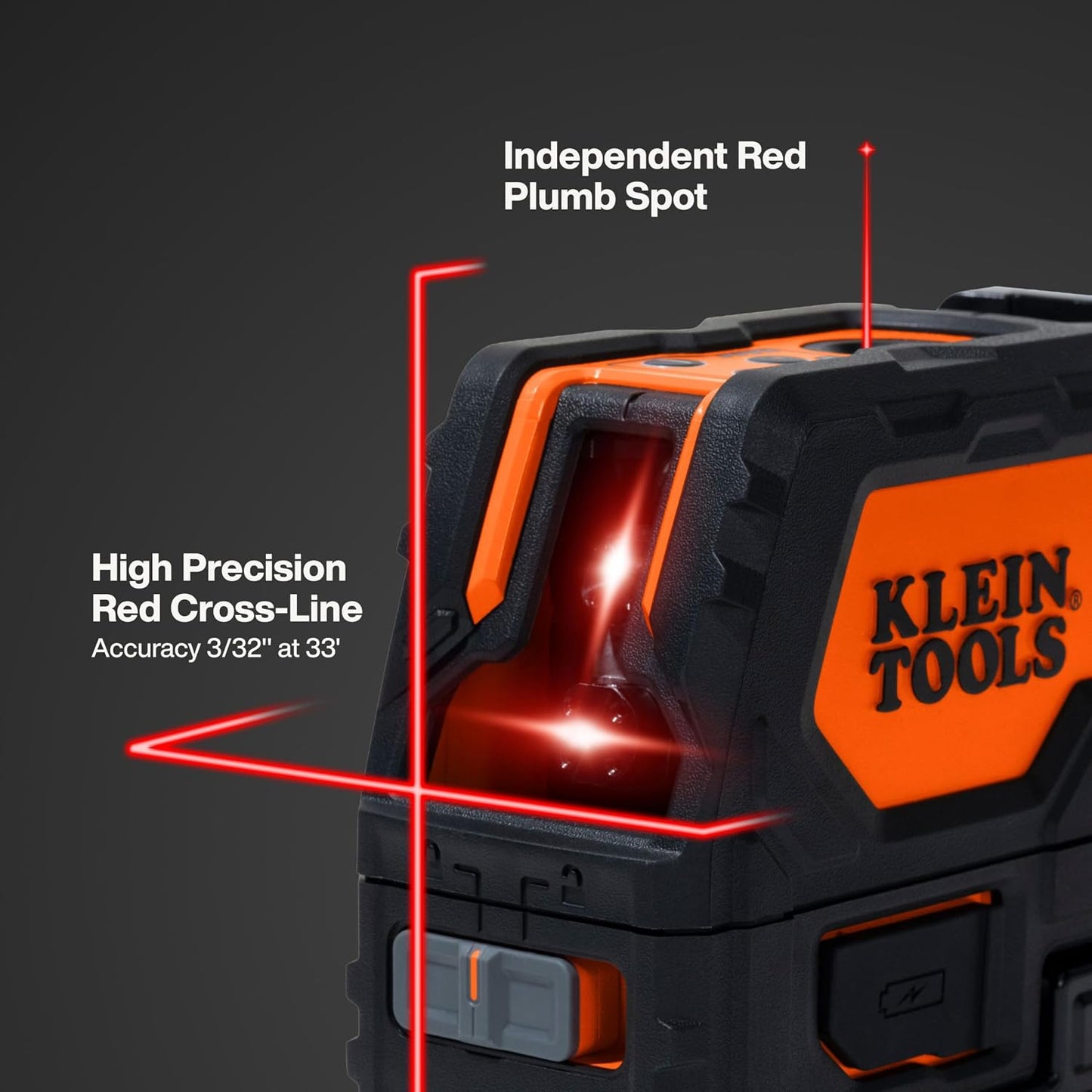 Nivel láser autonivelante Klein 93LCLS con punto plomada