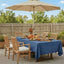 Mantel exterior poliéster impermeable con cremallera