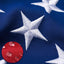 Bandera EE.UU. 4x6ft estrellas bordadas tela duradera