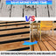 Cinta butilo cubierta 4x16ft resistente agua 4 rollos