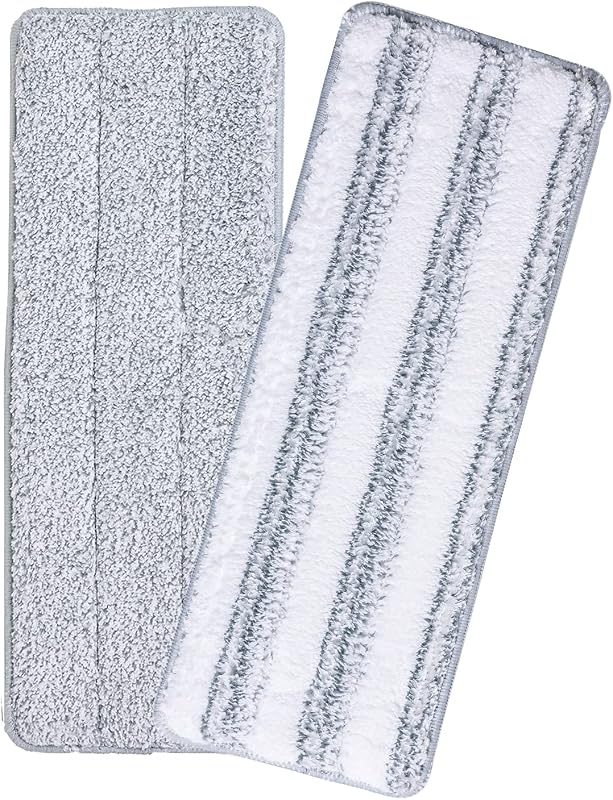 Cabezal trapeador microfibra 13x4.9pulg blanco gris