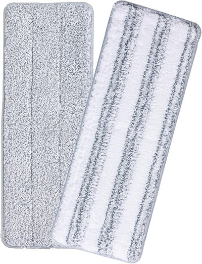 Cabezal trapeador microfibra 13x4.9pulg blanco gris