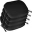 4 Cojines Silla Exterior 17x16" Resistentes Agua Forma U