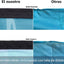 Manta playa impermeable 79x83" para 2-8 adultos