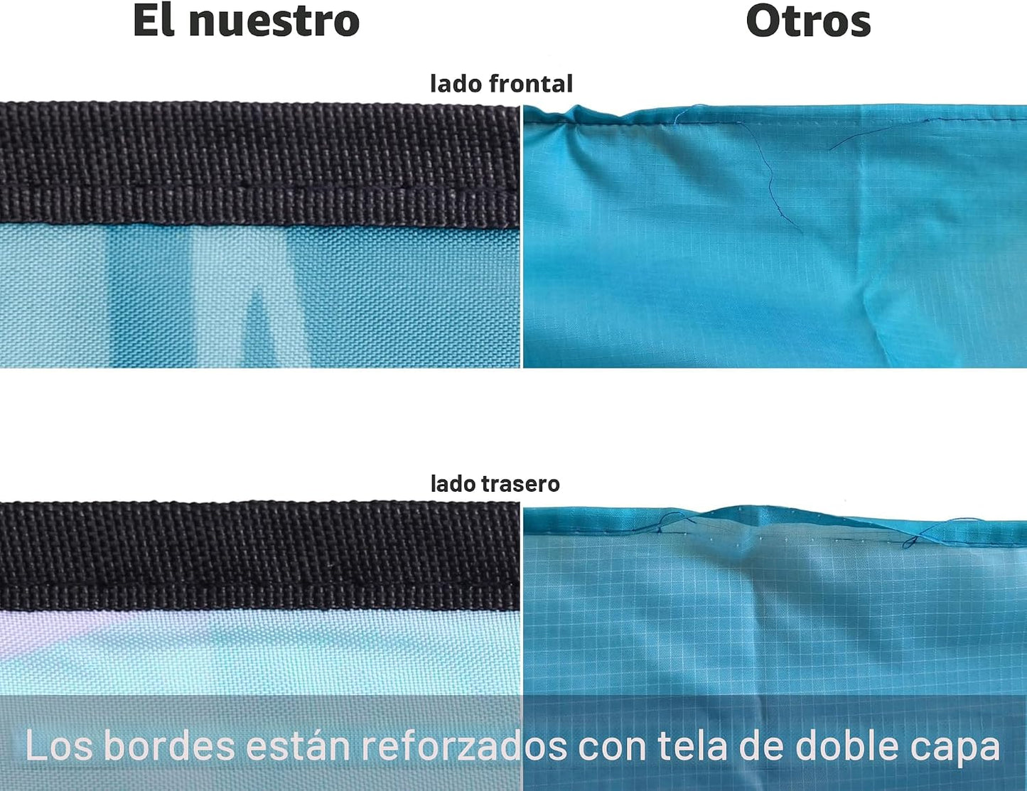 Manta playa impermeable 79x83" para 2-8 adultos