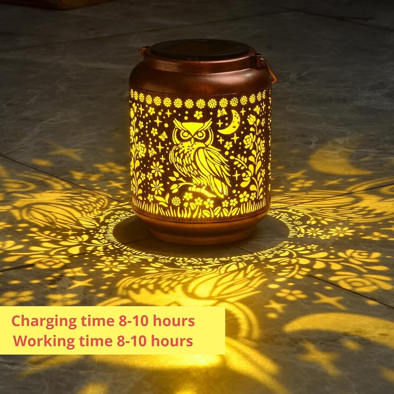 Farol led solar colgante impermeable para exterior regalo mamá papá