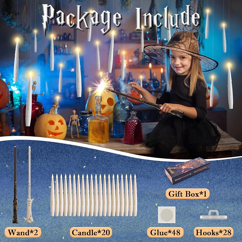 Velas flotantes 20 pzas sin llama para Navidad