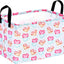 Cesta rectangular para almacenar ropa juguetes y guardería
