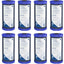 Filtro agua carbono azul 10pulg para toda la casa