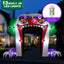 Arco inflable payaso Halloween 10ft para exteriores